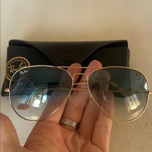 Ray Ban Aviators (size large)